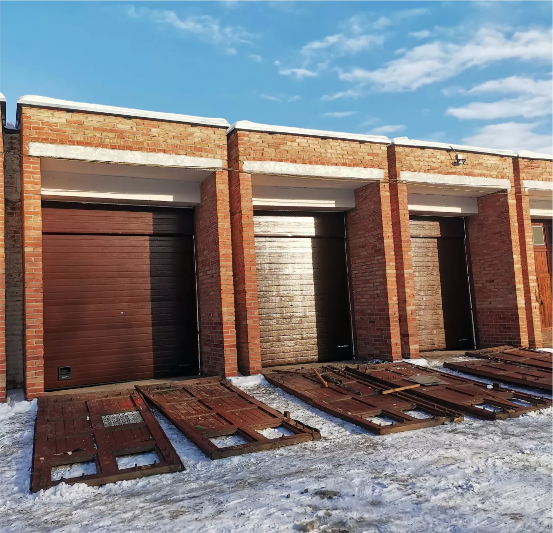 Промышленные ворота ISD01 3000х3000